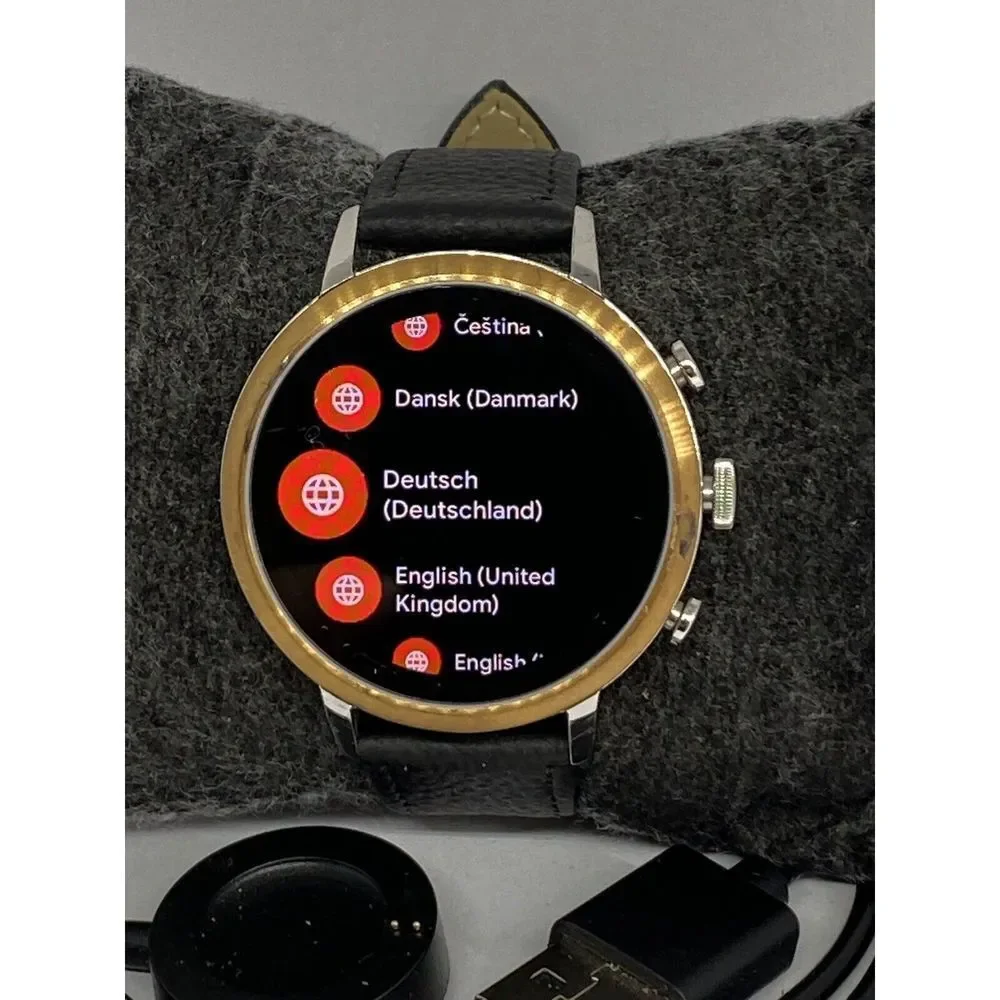 Fossil Gen 4 Authentic Digital Dial Smart Watch Custom Band FTW6016 DC919